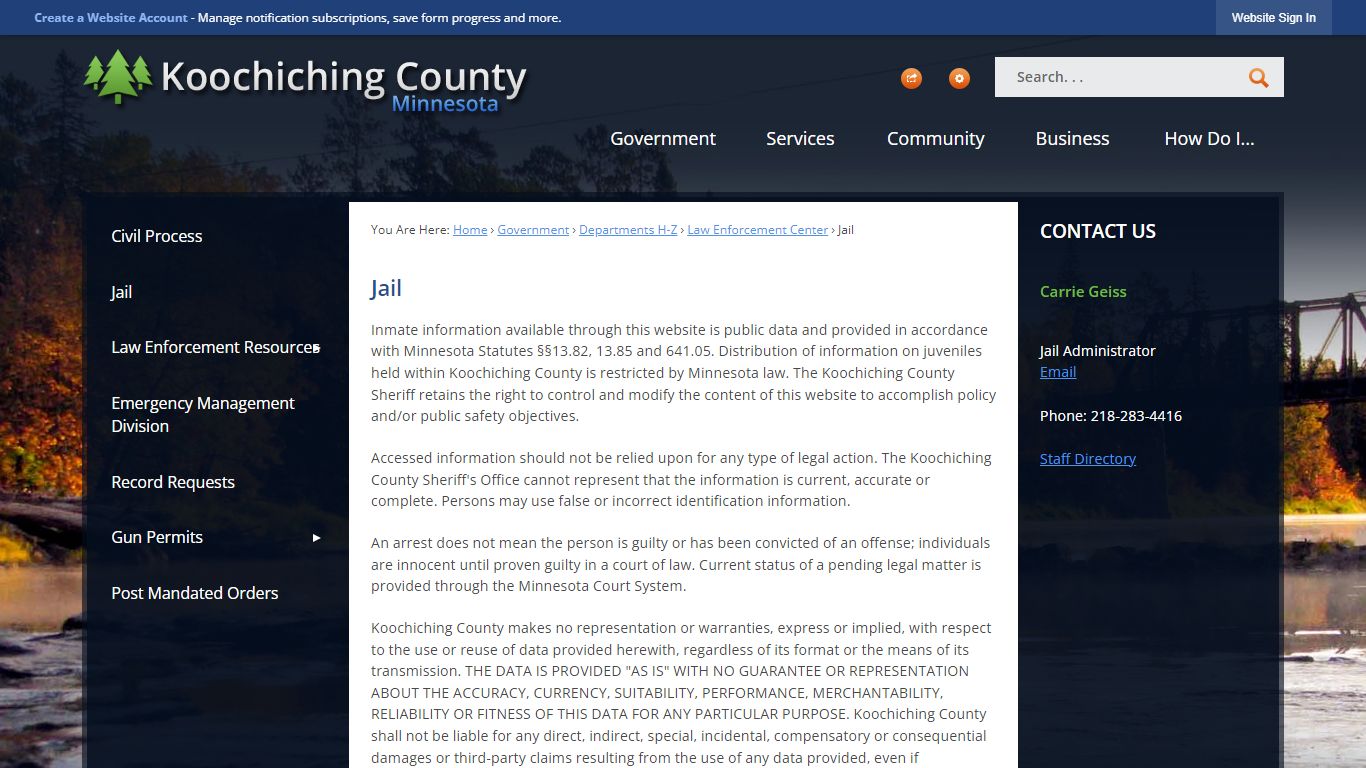 Jail | Koochiching County, MN
